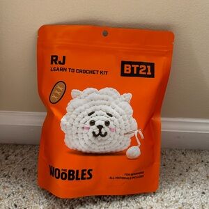 NIB Woobles BT21 Crochet Kit - RJ